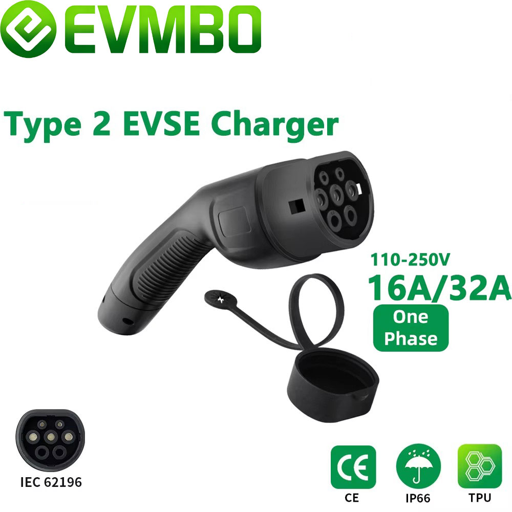 Ev Charging Cable Type 2 32A - EVMBO Type 2 Female EV Charger