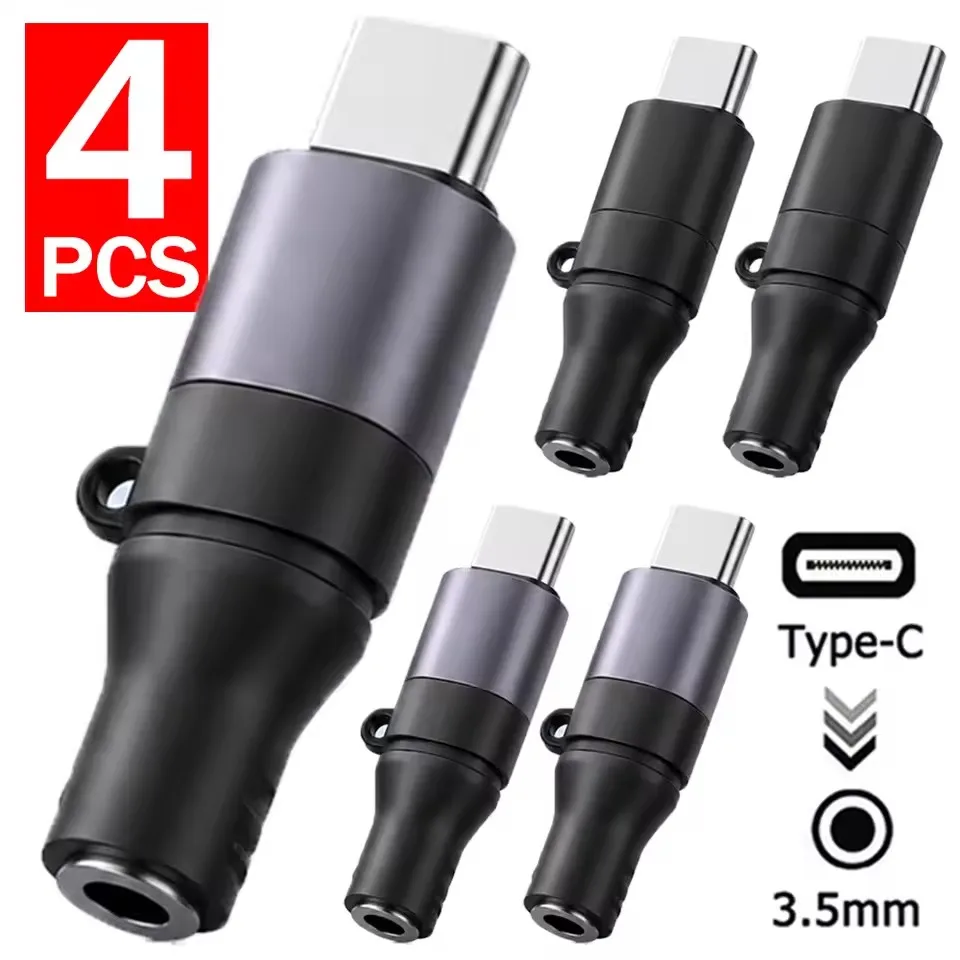 Ev Charger Adapter Type 2 To Type 1 - 1-4Pcs USB Type C To 3.5MM