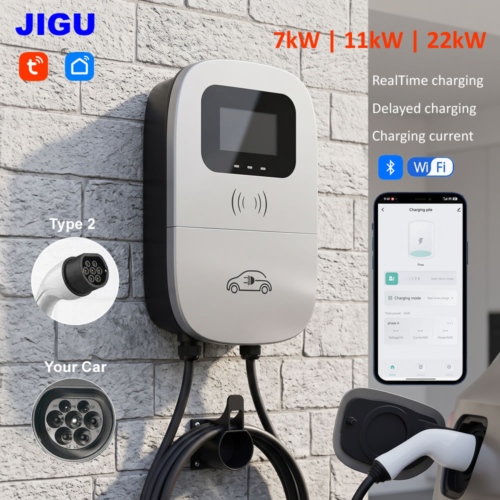 Ev Charger 11Kw Three Phase - JIGU Smart Life Electric Vehicle Charging