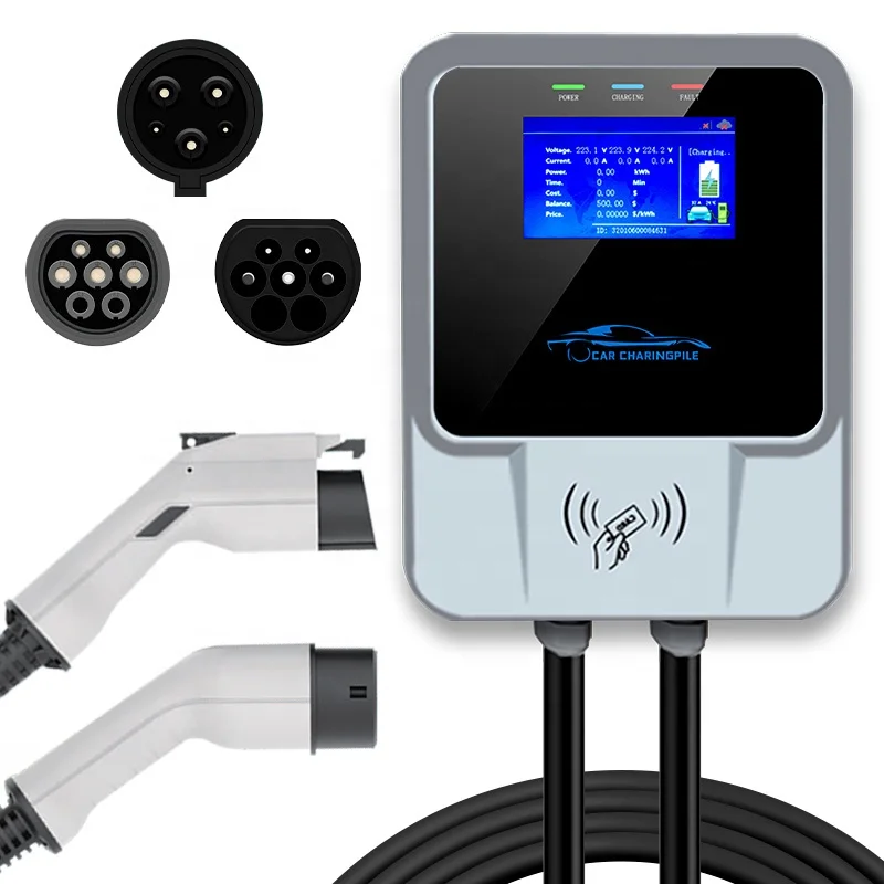 Type 2 SAE J1772 22KW 3 Phase  - огляд і ціна Ev Charger 22Kw Wallbox Type 2