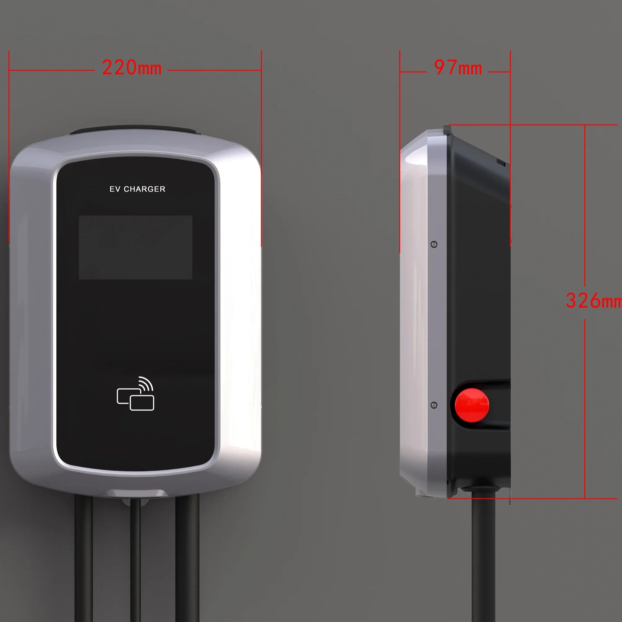 Bluesky home type 2 7kw 11kw 2 - огляд і ціна Ev Charger 22Kw Wallbox Type 2