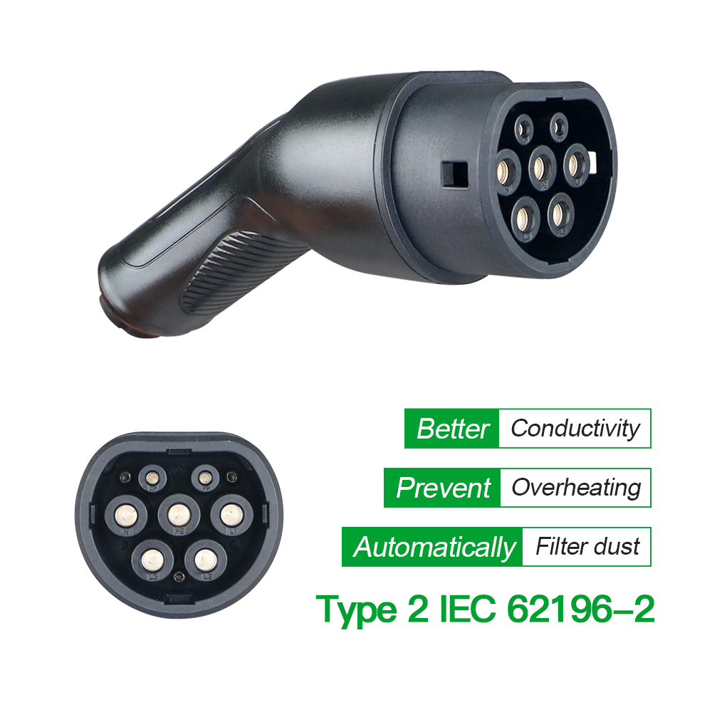 EV Charger 22kw 3 Phase Type 2 - огляд і ціна Ev Charging Cable 5M 22Kw