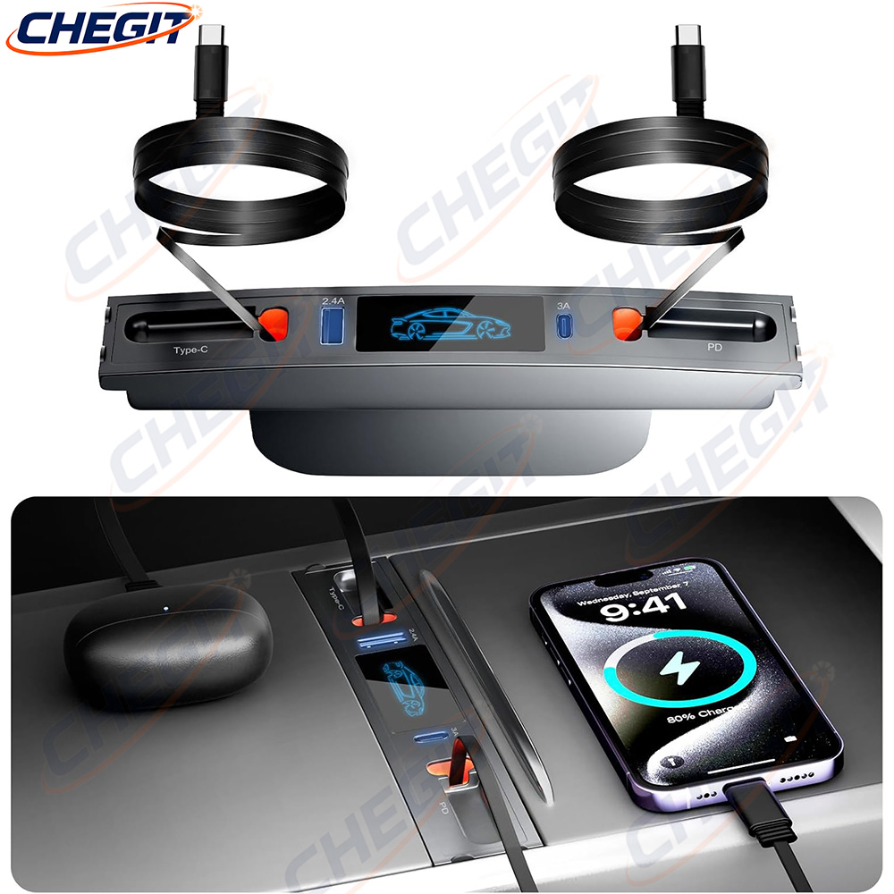 4 in 1 For Tesla Model 3 Model - огляд і ціна Ev Charger Adapter Type 2 To Type 1