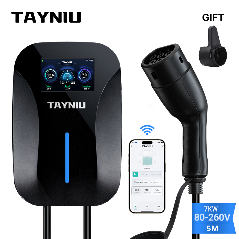 TAYNIU 7KW EV Charger with APP - огляд і ціна Ev Charger 7Kw Single Phase