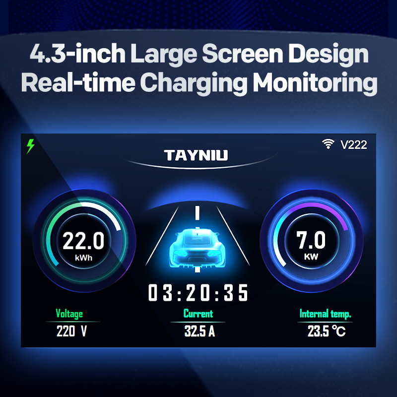 TAYNIU 7KW EV Charger with APP - огляд і ціна Ev Charger 7Kw Single Phase