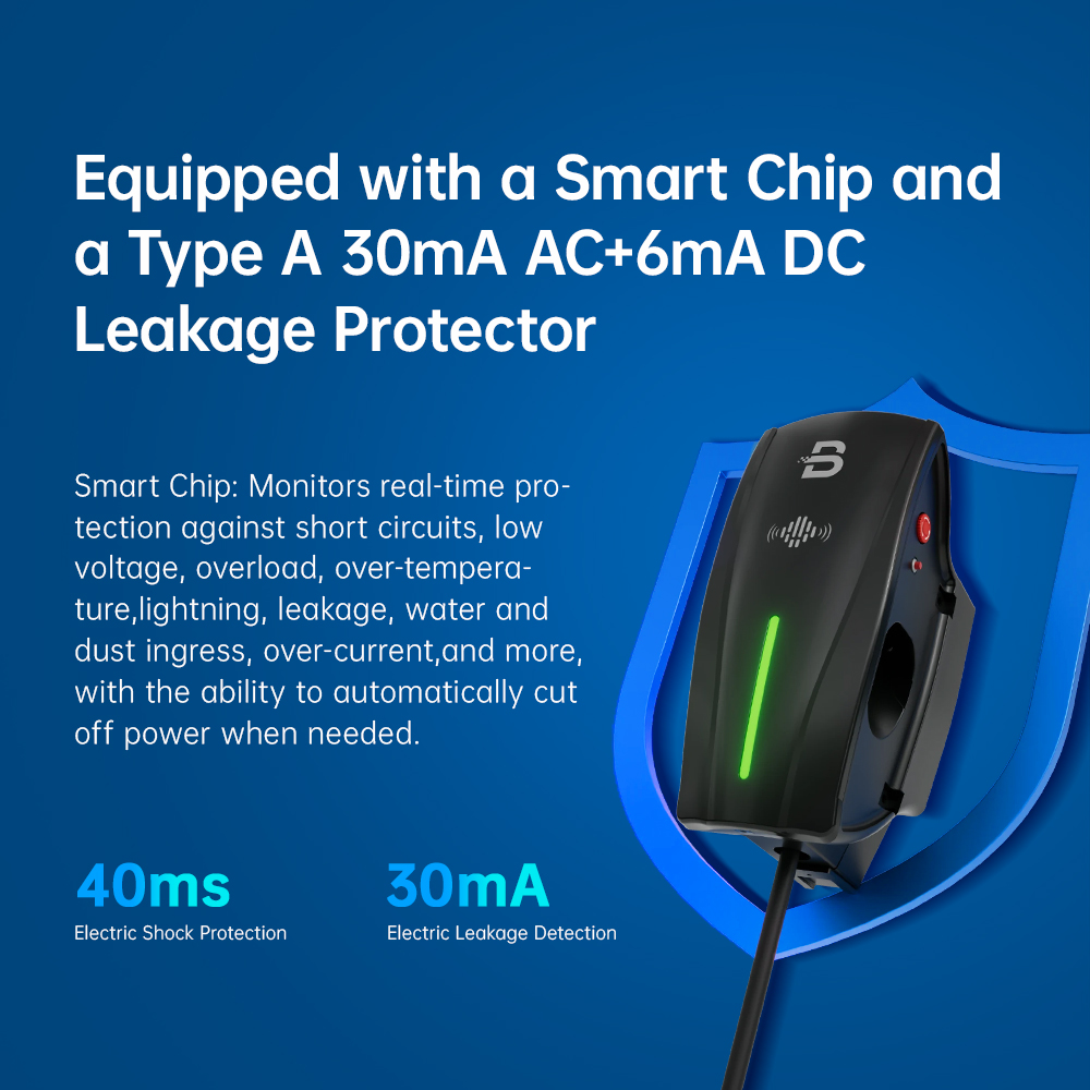 AC Single Phase EV Charger GB/ - огляд і ціна Ev Charger 7Kw Single Phase