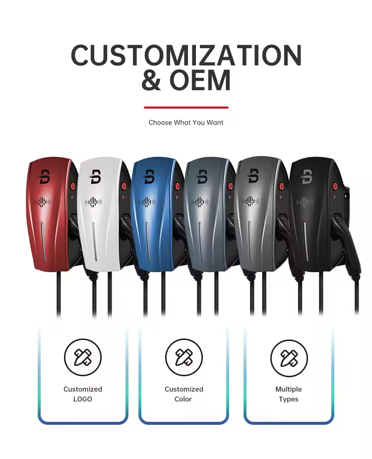 AC Single Phase EV Charger GB/ - огляд і ціна Ev Charger 7Kw Single Phase