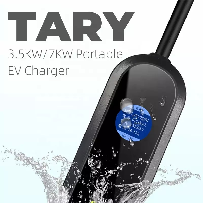 Indicator Light 16A AC Ev Char - огляд і ціна Portable Ev Charger 16A Adjustable