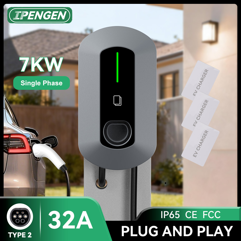 IPENGEN 7KW 32A EV Charger Sta - огляд і ціна Evse Charging Station Rfid