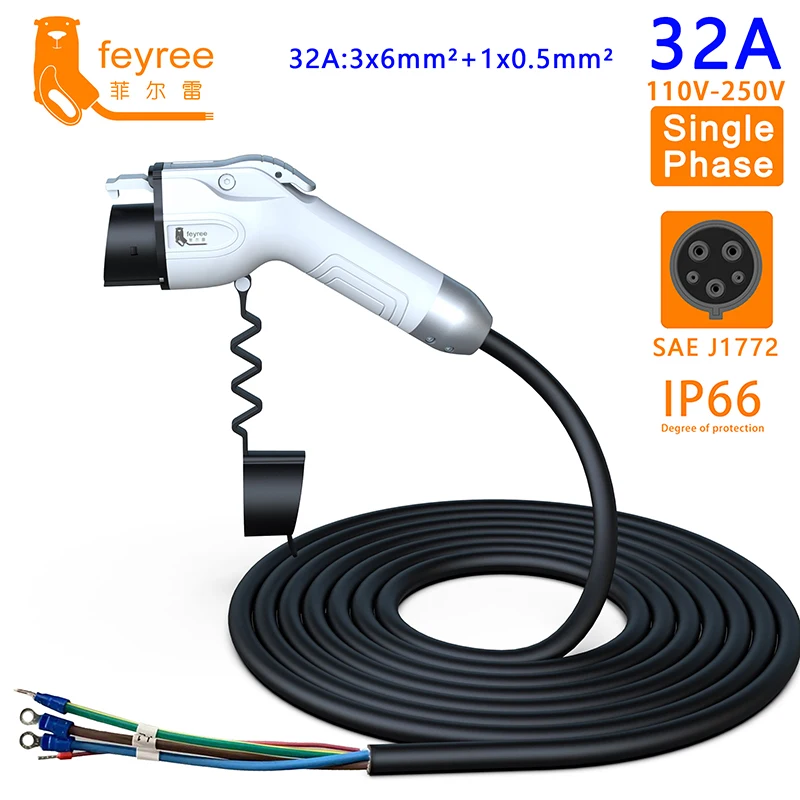 Feyree EV Charging Cable 5m Ty - огляд і ціна Ev Charger 7Kw Single Phase