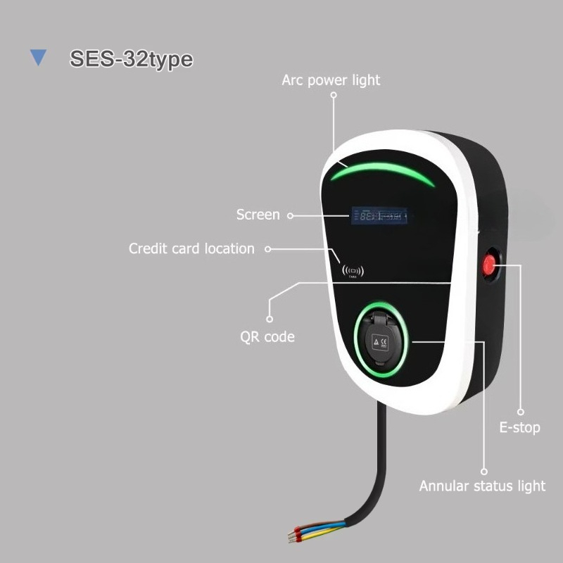 32A 22kw Smart Wifi Fast Ev Ch - огляд і ціна Ev Charging Socket Type 2 22Kw