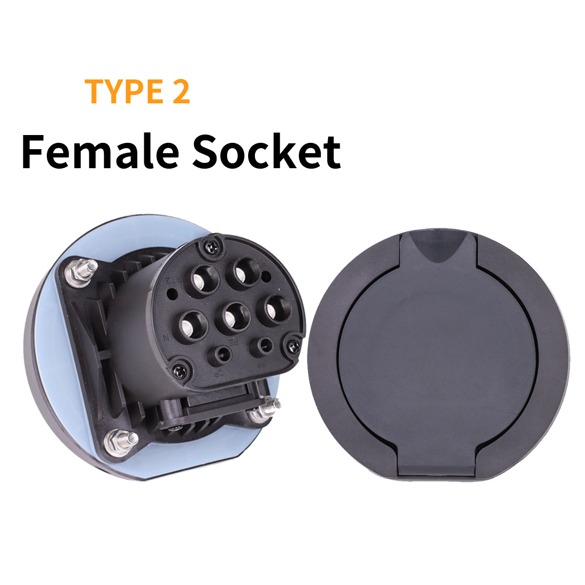 WUFEN EV Charger Socket Instal - огляд і ціна Ev Charging Socket Type 2 22Kw