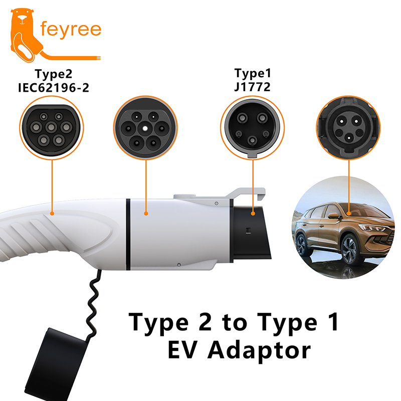 Feyree EV Charger Adapter Type - огляд і ціна Ev Charger Adapter Type 2 To Type 1