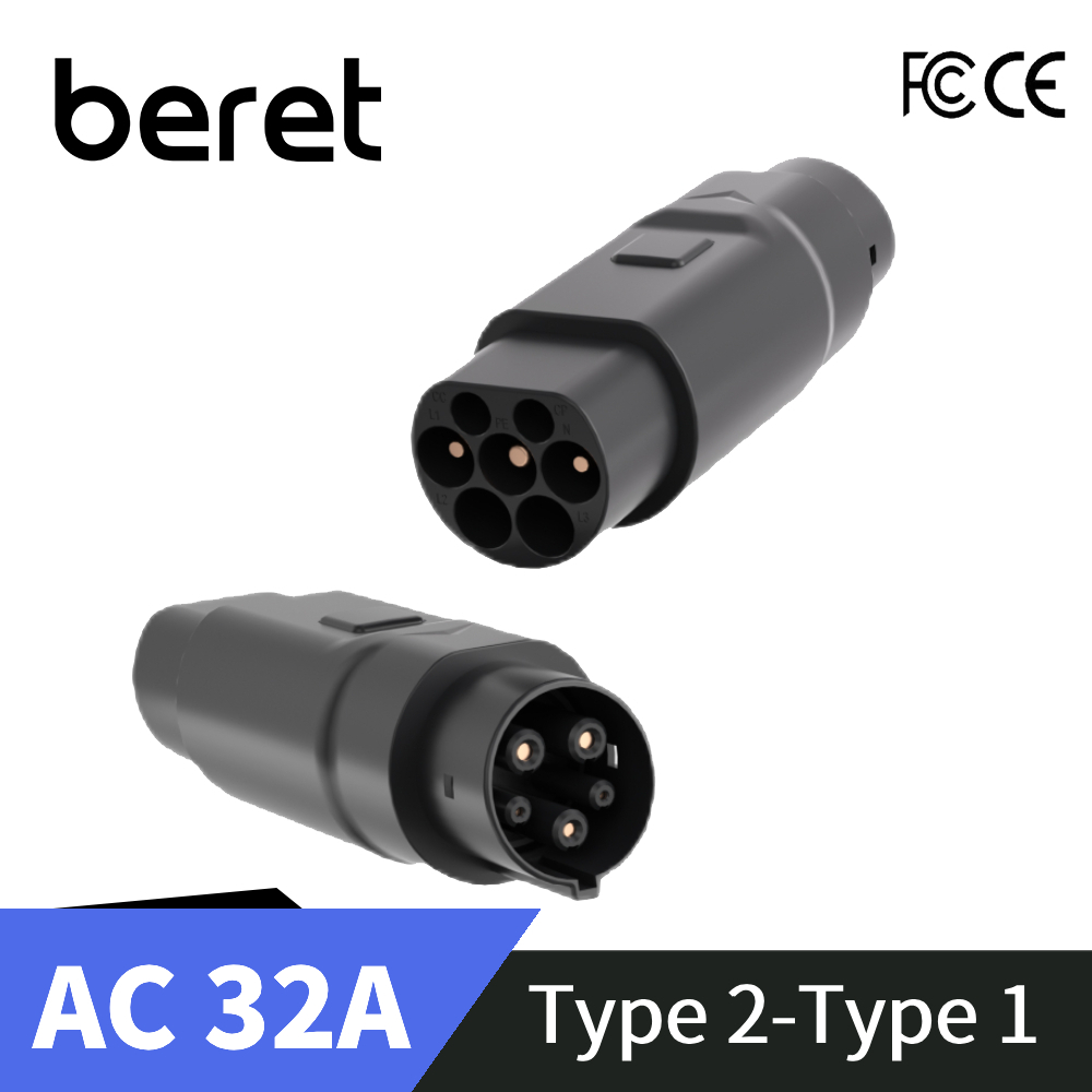 Type2 to Type1 EV Charger Adap - огляд і ціна Ev Charger Adapter Type 2 To Type 1