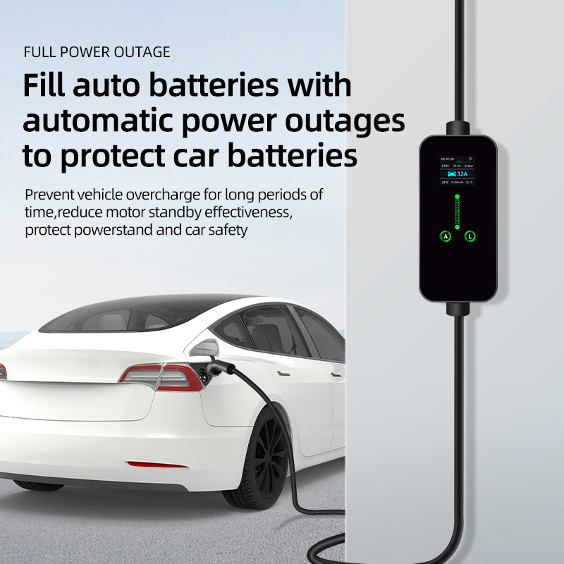 7.2KW 32A Portable Type2 IEC62 - огляд і ціна Ev Charging Cable Type 2 32A