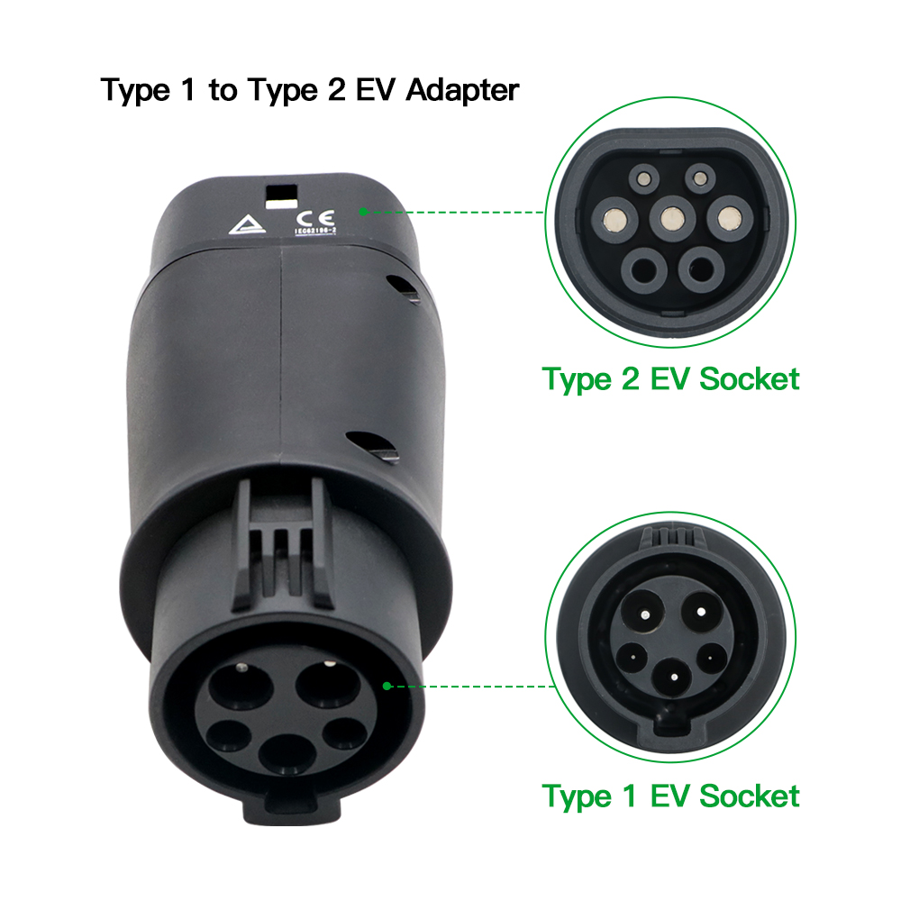 ISIGMA 32A 7.2KW EV Charger Ad - огляд і ціна Ev Charger Adapter Type 2 To Type 1