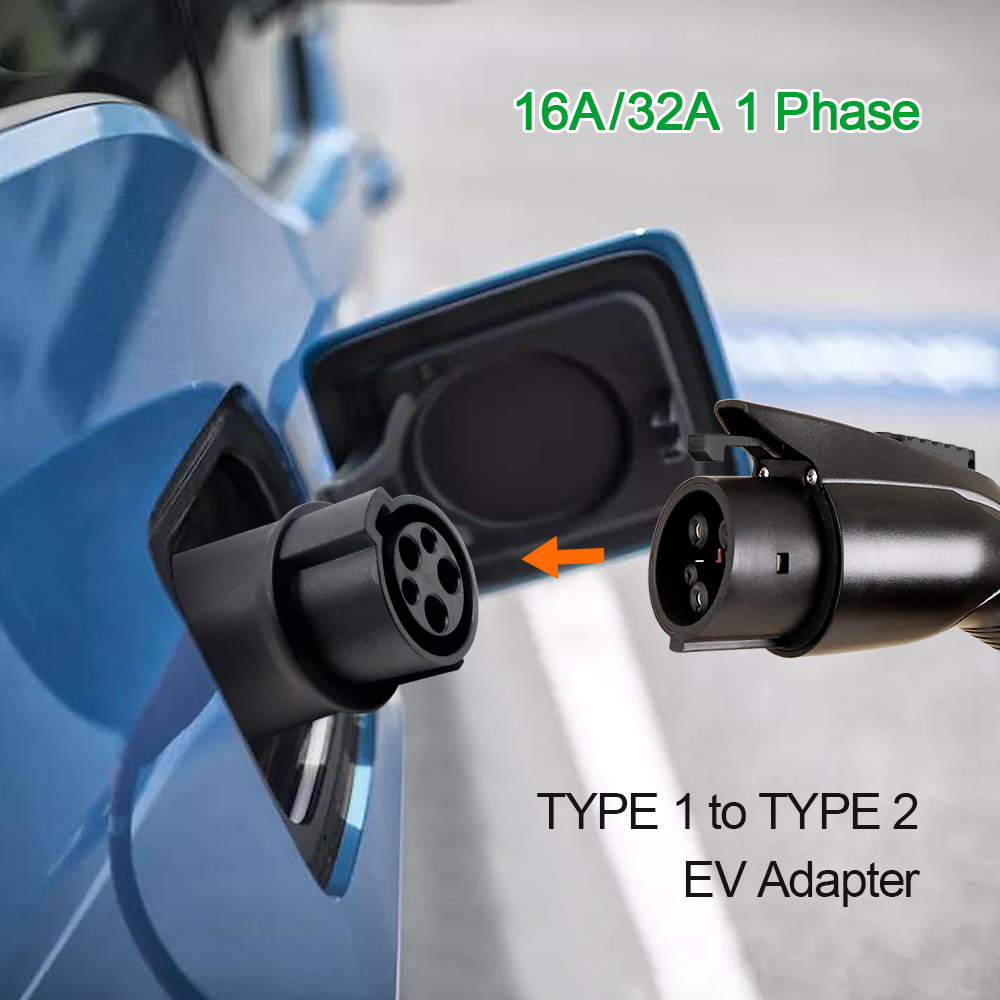 ISIGMA 32A 7.2KW EV Charger Ad - огляд і ціна Ev Charger Adapter Type 2 To Type 1