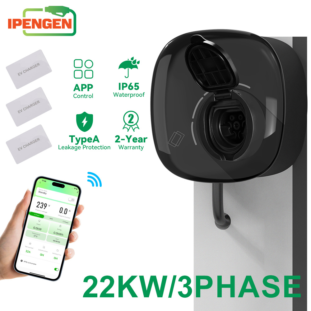 IPENGEN 22KW Type2 EV Charger  - огляд і ціна Ev Charging Socket Type 2 22Kw