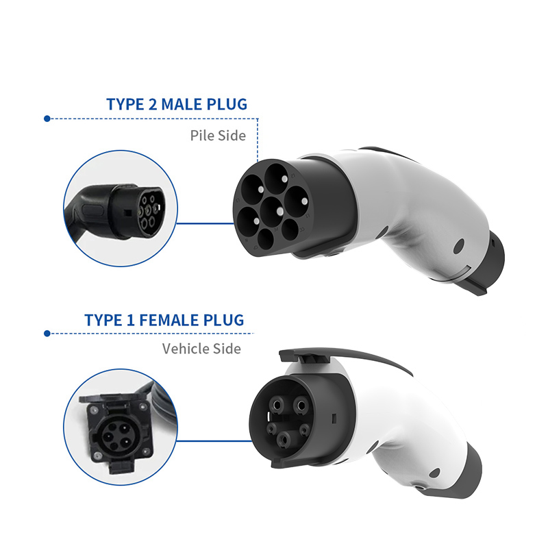 WUFEN Type2 to Type1 EV Charge - огляд і ціна Ev Charger Adapter Type 2 To Type 1