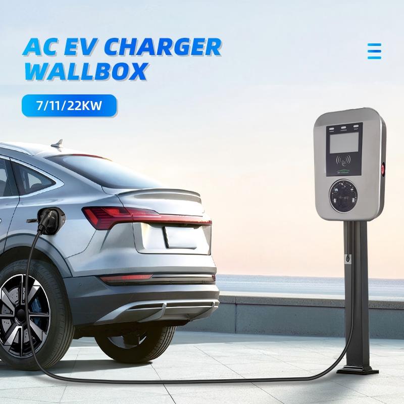 CE TUV Smart 7KW 11KW 22KW AC  - огляд і ціна Ev Charging Socket Type 2 22Kw