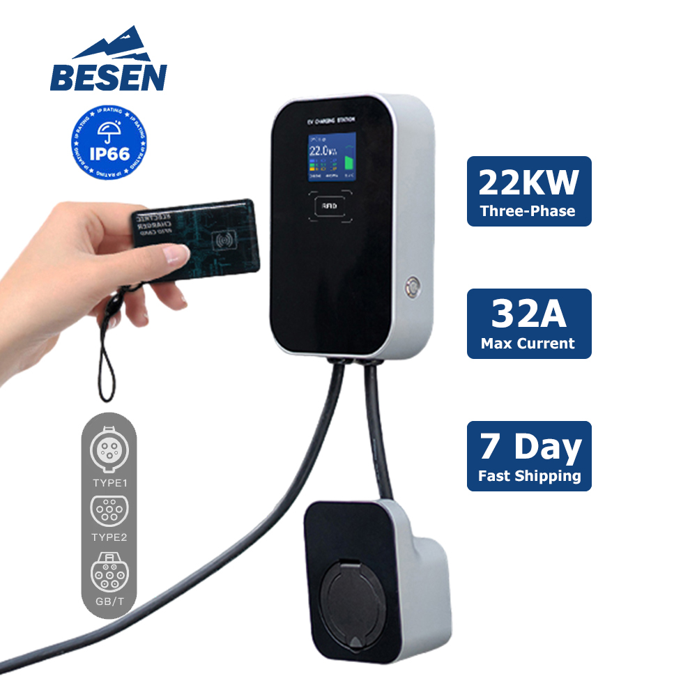 BESEN Wholesale EV Wall-mounte - огляд і ціна Evse Charging Station Rfid