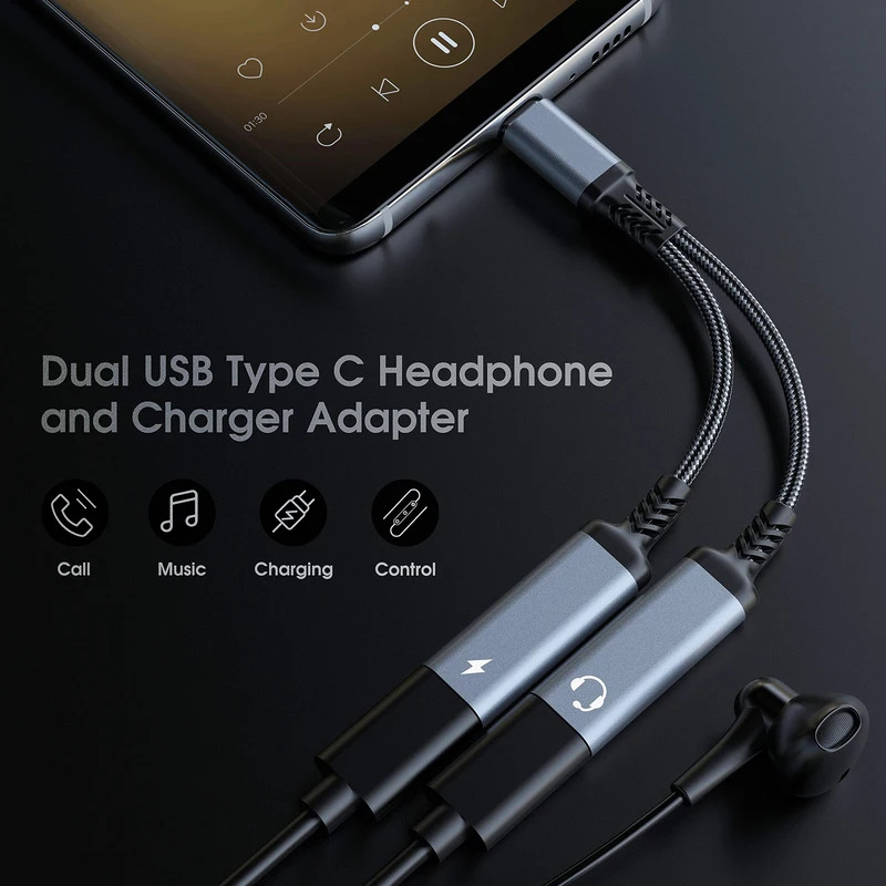 OTG 2 IN 1 USB C Splitter to D - огляд і ціна Ev Charger Adapter Type 2 To Type 1