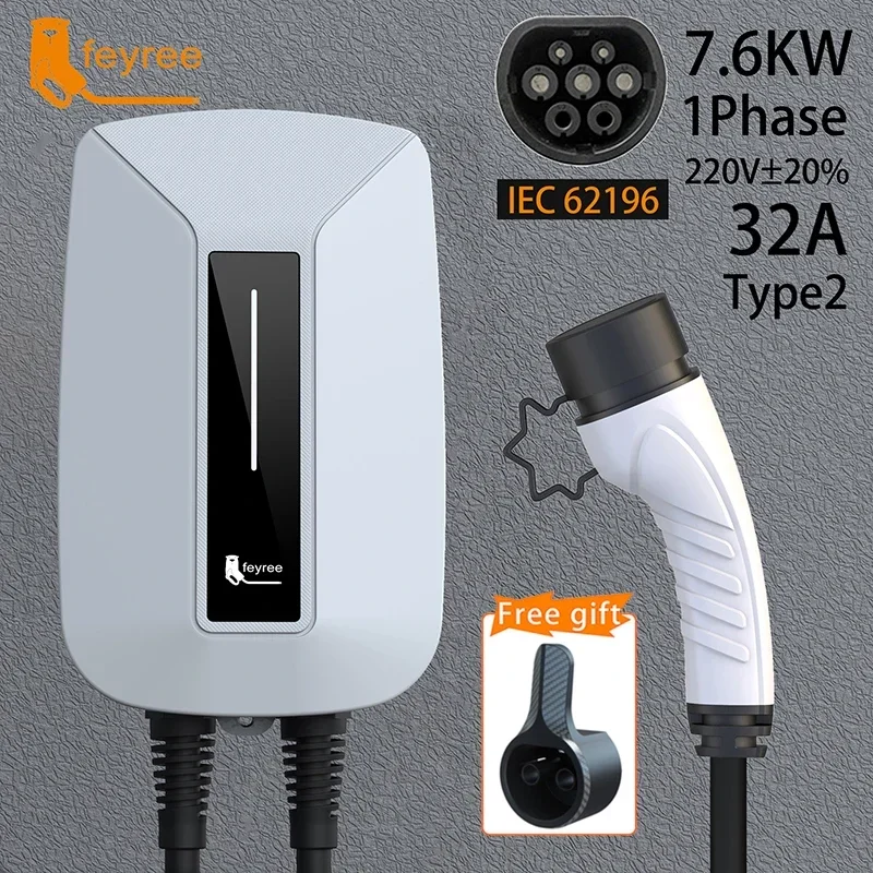 Feyree EV Charger Type2 Cable  - огляд і ціна Ev Charger 7Kw Single Phase