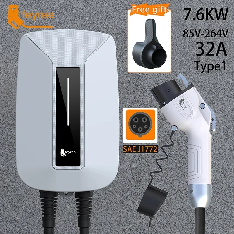 Feyree EV Charger Type2 Cable  - огляд і ціна Ev Charger 7Kw Single Phase