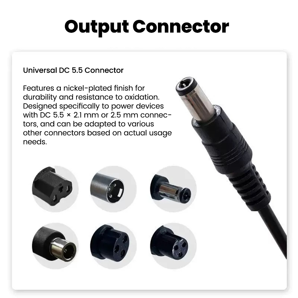 DC Power Adapter Cable to 6-pi - огляд і ціна Ev Charger Load Balancing