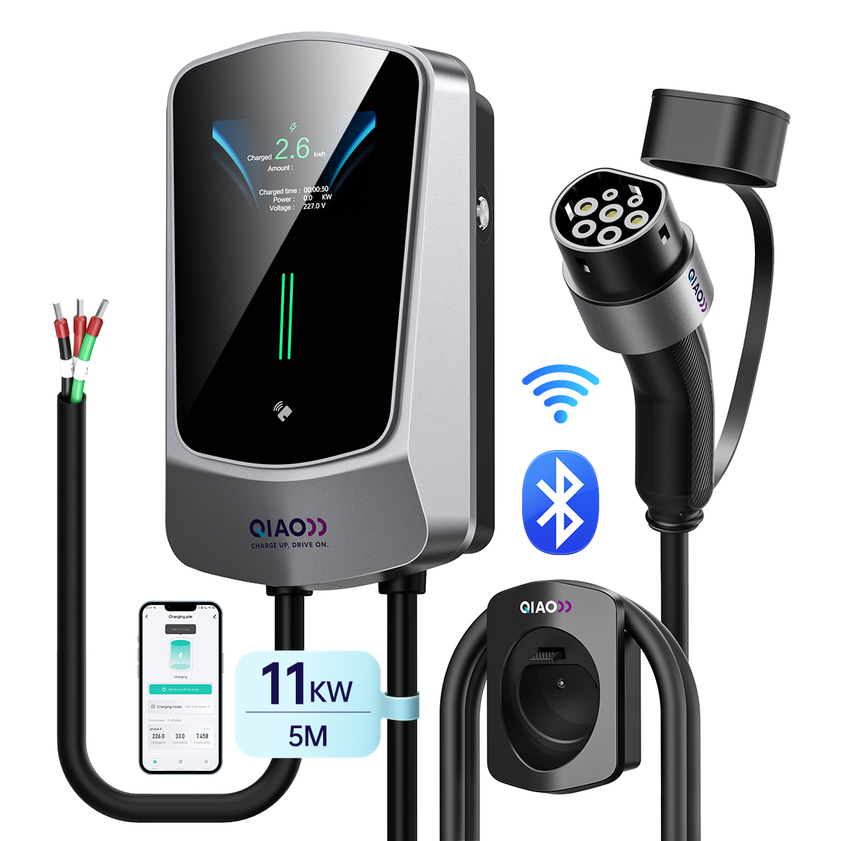 32A EV Charging Station 22KW 3 - огляд і ціна Ev Charger 11Kw Three Phase