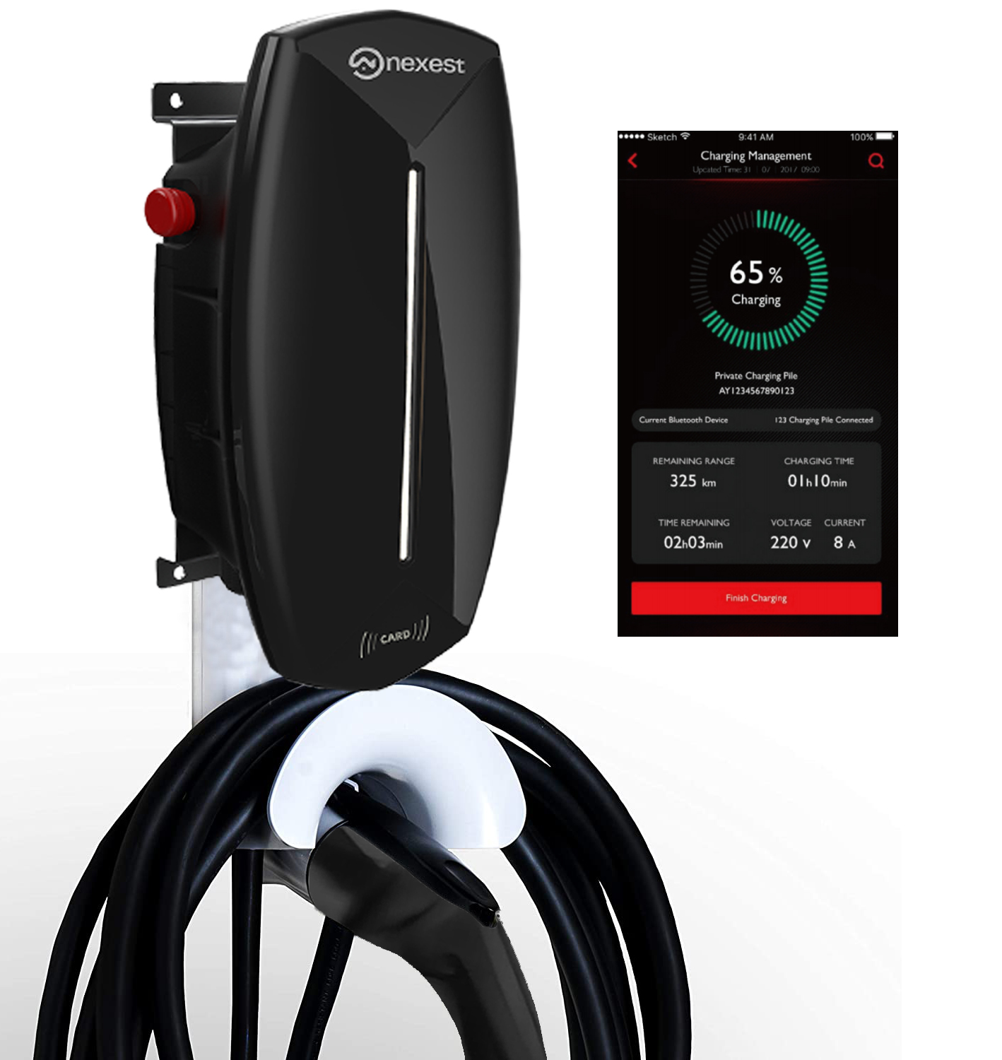 IEC 61851 Nexest 7KW 22KW AC A - огляд і ціна Ev Charger 22Kw Wallbox Type 2