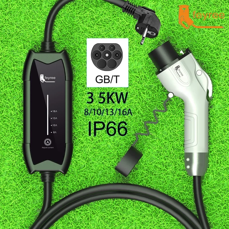 Feyree EV Portable Charger Typ - огляд і ціна Portable Ev Charger 16A Adjustable