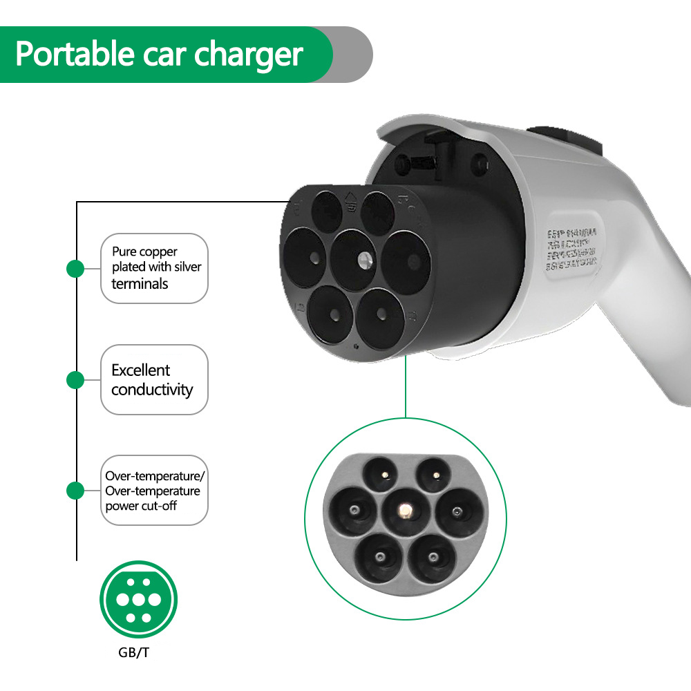 7 11 22KW Portable EV Charger  - огляд і ціна Ev Charging Cable 5M 22Kw