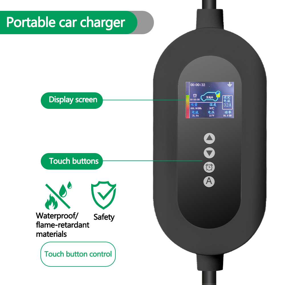 7 11 22KW Portable EV Charger  - огляд і ціна Ev Charging Cable 5M 22Kw
