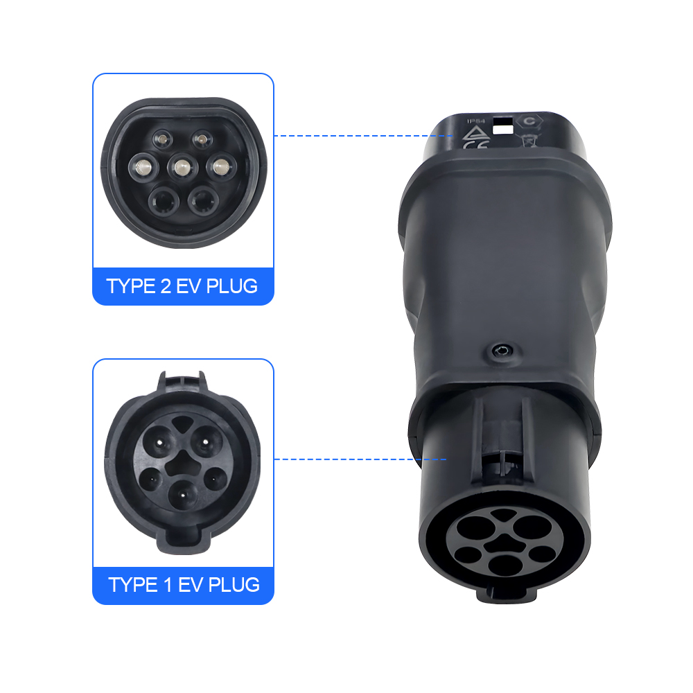 Kolanky Type1 to Type2 EV Char - огляд і ціна Ev Charger Adapter Type 2 To Type 1