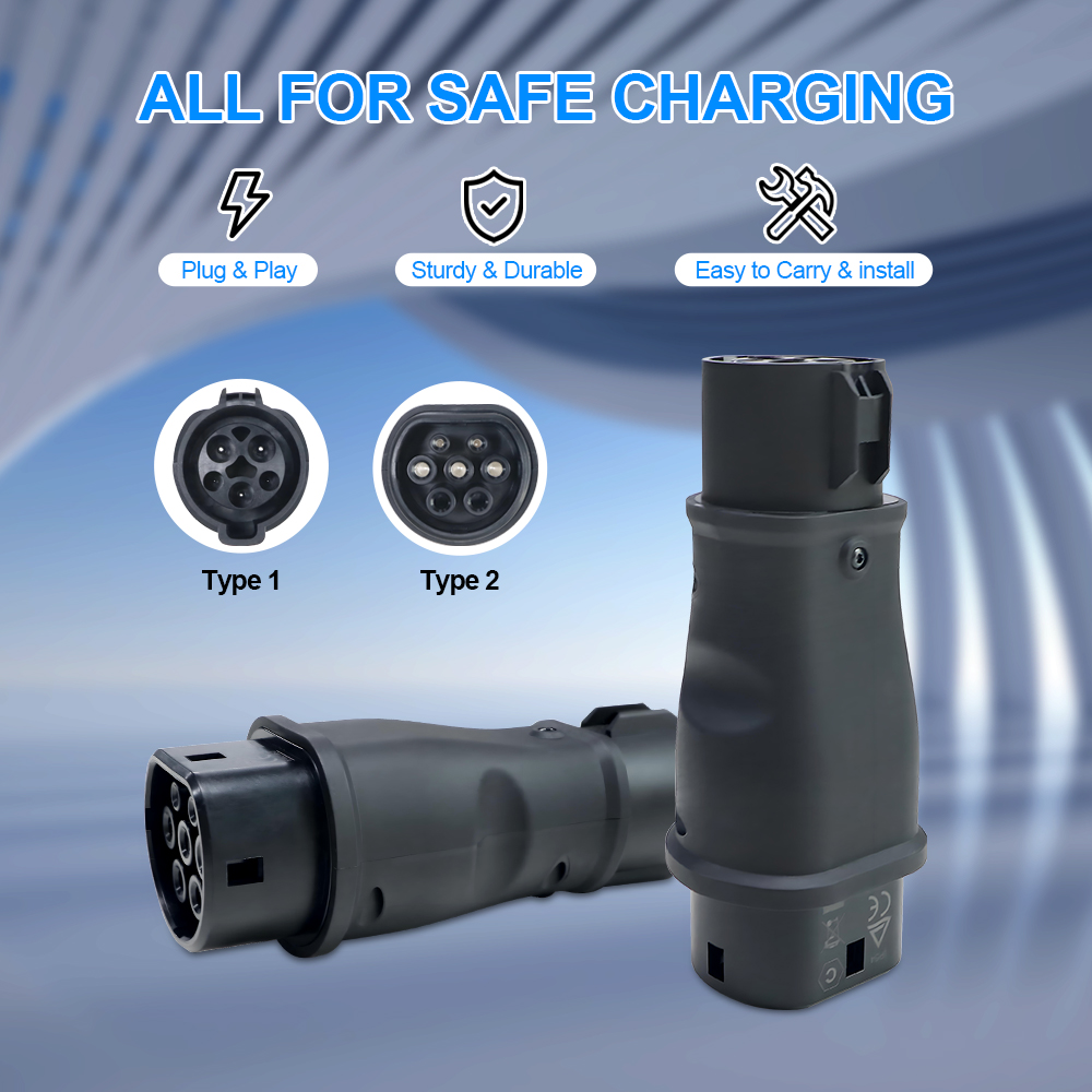 Kolanky Type1 to Type2 EV Char - огляд і ціна Ev Charger Adapter Type 2 To Type 1