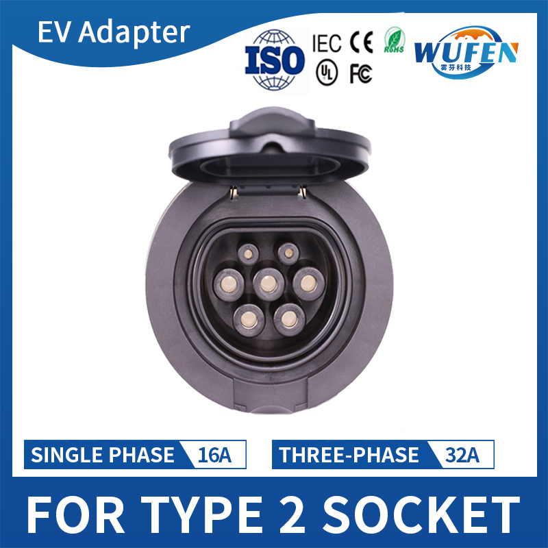 WUFEN Type 2 Female Socket Con - огляд і ціна Ev Charging Socket Type 2 22Kw