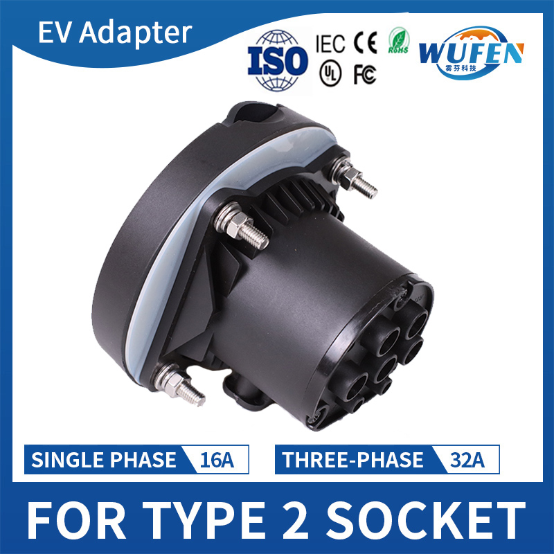WUFEN Type 2 Female Socket Con - огляд і ціна Ev Charging Socket Type 2 22Kw