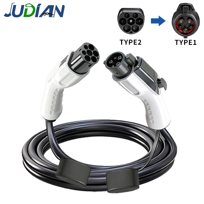 Type2 to Type1 EV Charging Cab - огляд і ціна Ev Charging Cable Type 2 32A