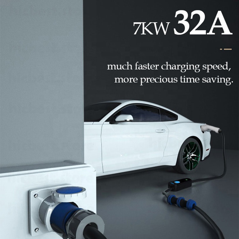 7.4 KW 32 Amp Level 2 Electric - огляд і ціна Ev Charger 7Kw Single Phase