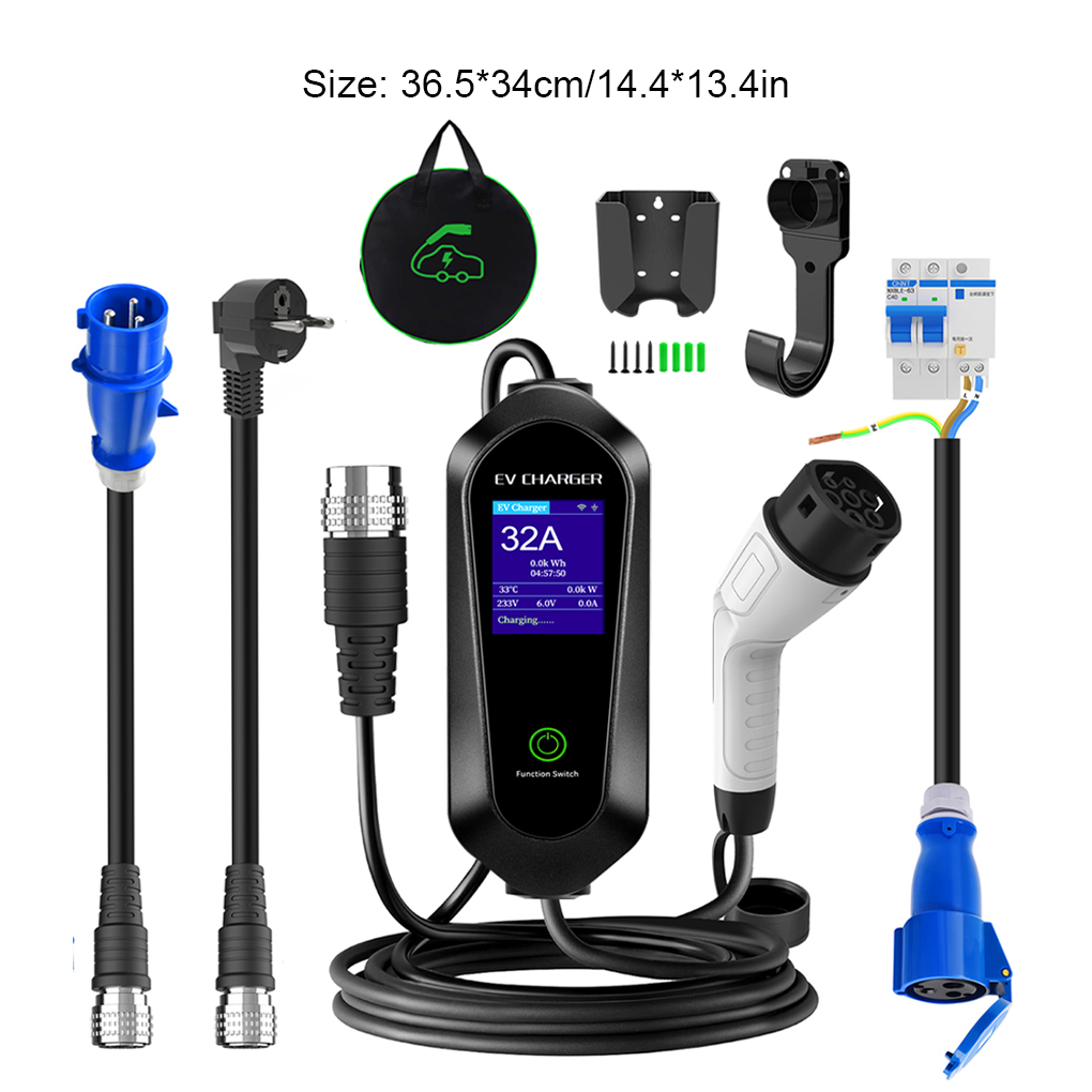 Wall Portable Single-Phase Aut - огляд і ціна Ev Charger 7Kw Single Phase