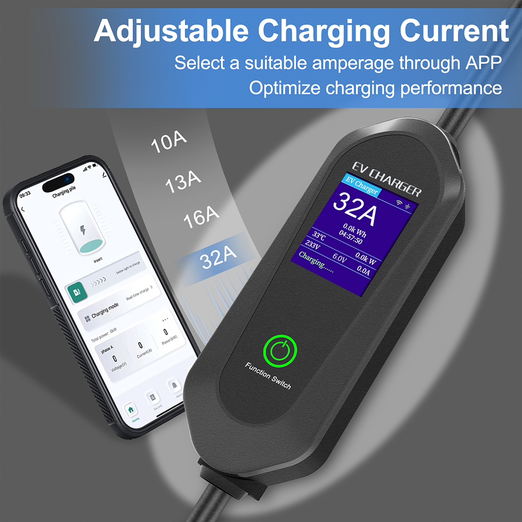 Wall Portable Single-Phase Aut - огляд і ціна Ev Charger 7Kw Single Phase