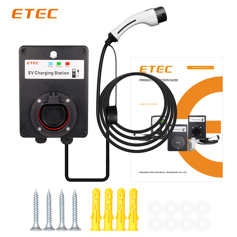 ETEC EVSE Wallbox EV Charger W - огляд і ціна Evse Charging Station Rfid