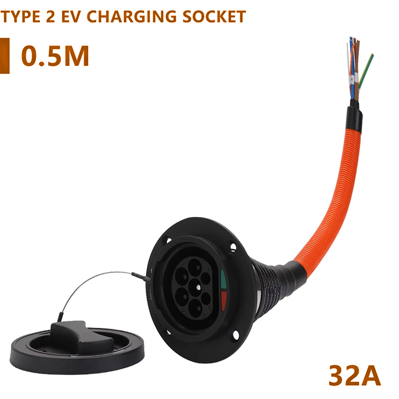 WUFEN EV Charger Male Socket T - огляд і ціна Ev Charging Socket Type 2 22Kw